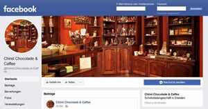 Infos zu aktuellen Schokoladen und Kaffee in Chirel Dresden auf Facebook