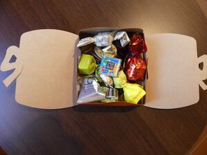 Geschenkbox für Schokoladenpräsente, Schokoladengeschenk in Dresden